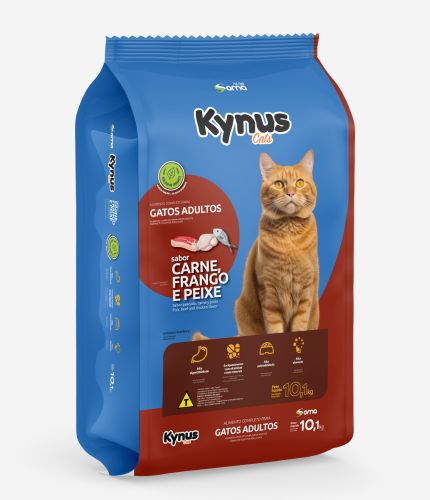 Kynus Cat – Sabor Peixe, Carne e Frango